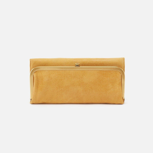 Rachel Leather Frame Wallet - Honeycomb
