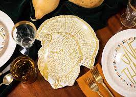 Feathered Turkey Platter