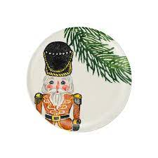 Nutcrackers Gold Salad Plate