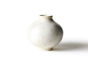 Quatrefoil Blush Orb Vase